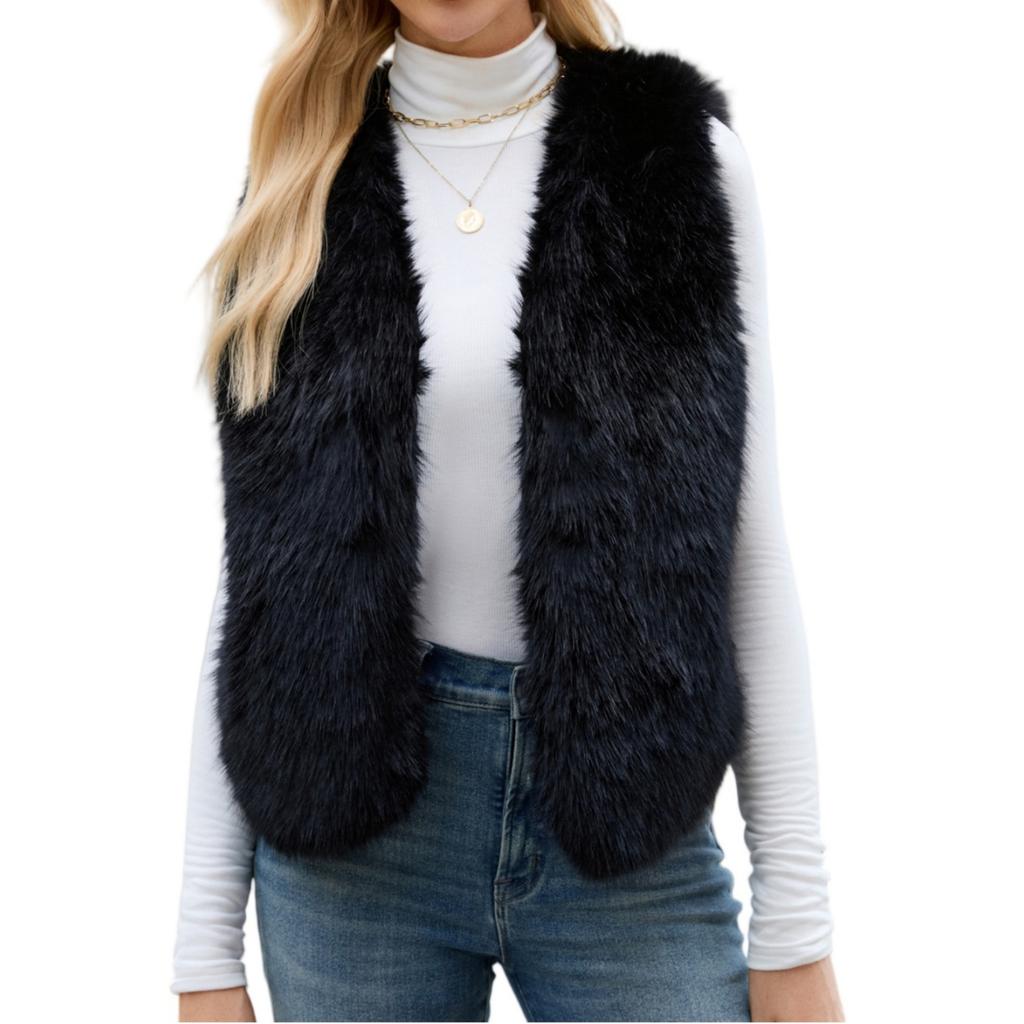 Fashionable Women's V-neck Vest Sleeveless Jacket