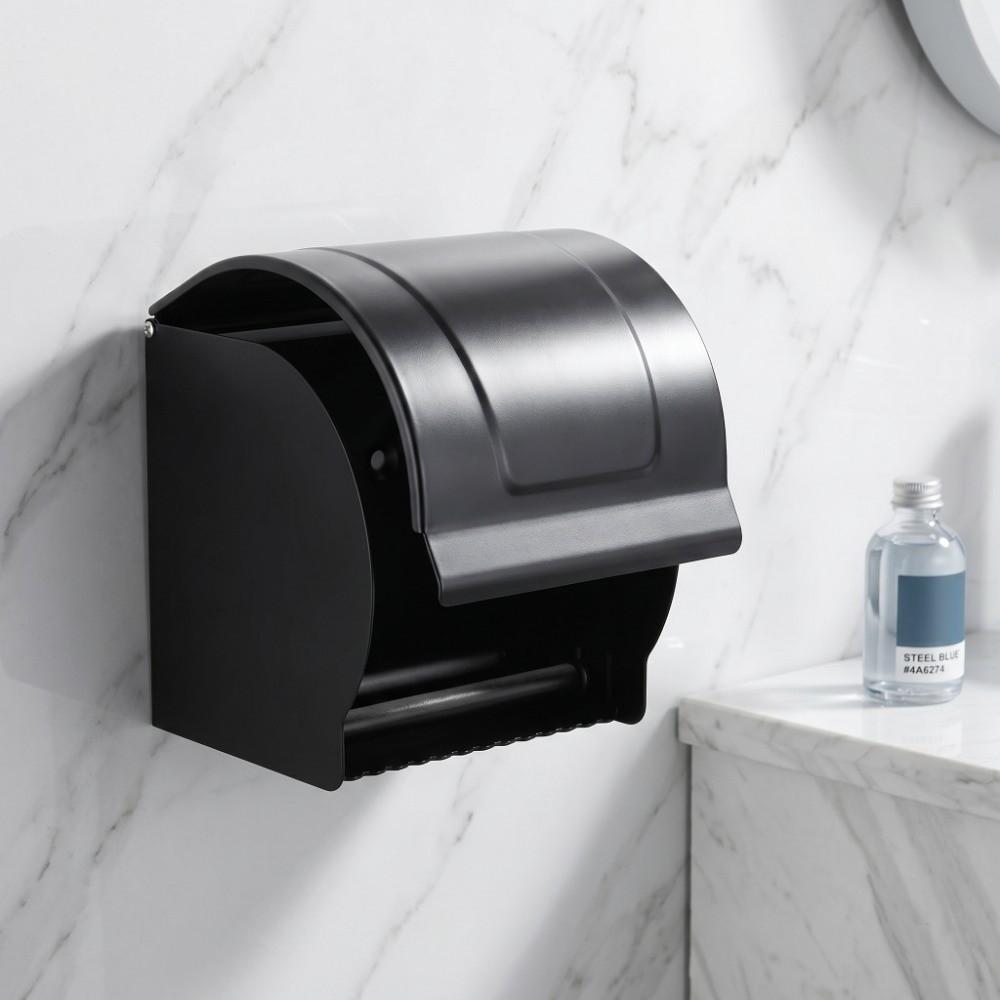 Porta Asciugamani di Carta in Lega di Alluminio Scatola Porta Asciugamani di Carta Porta Rotolo Carta Igienica Bagno Gabinetto Cucina Toilette