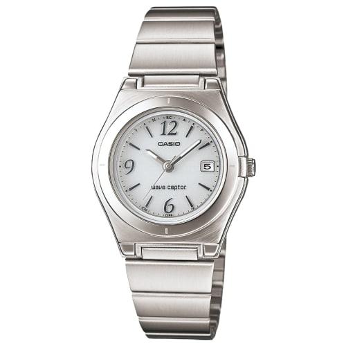 

Casio Wave Ceptor Radio-Controlled Solar Watch LWQ-10DJ-7A1JF Women s White
