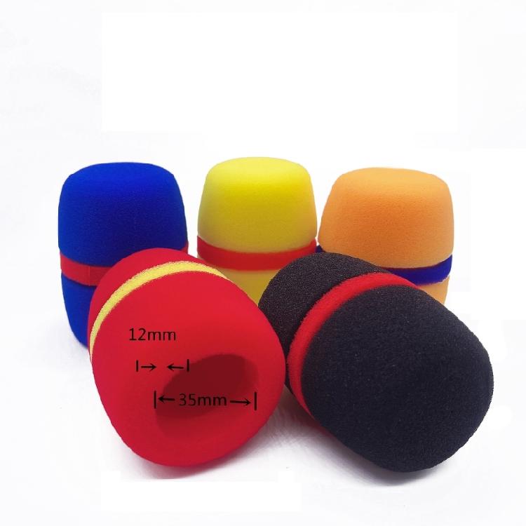 5Pcs Replacement Microphone Sponge Cover Thickened Mic Dust Proof Covers Foam Mic Filter for Studio Interviews Karaok