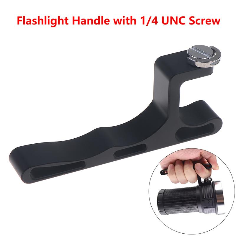 Aluminum Alloy Flashlight Handle With 1/4 Unc Screws For Convoy 3X21B 3X21C 3X21D 3X21E Flashlight Accessories