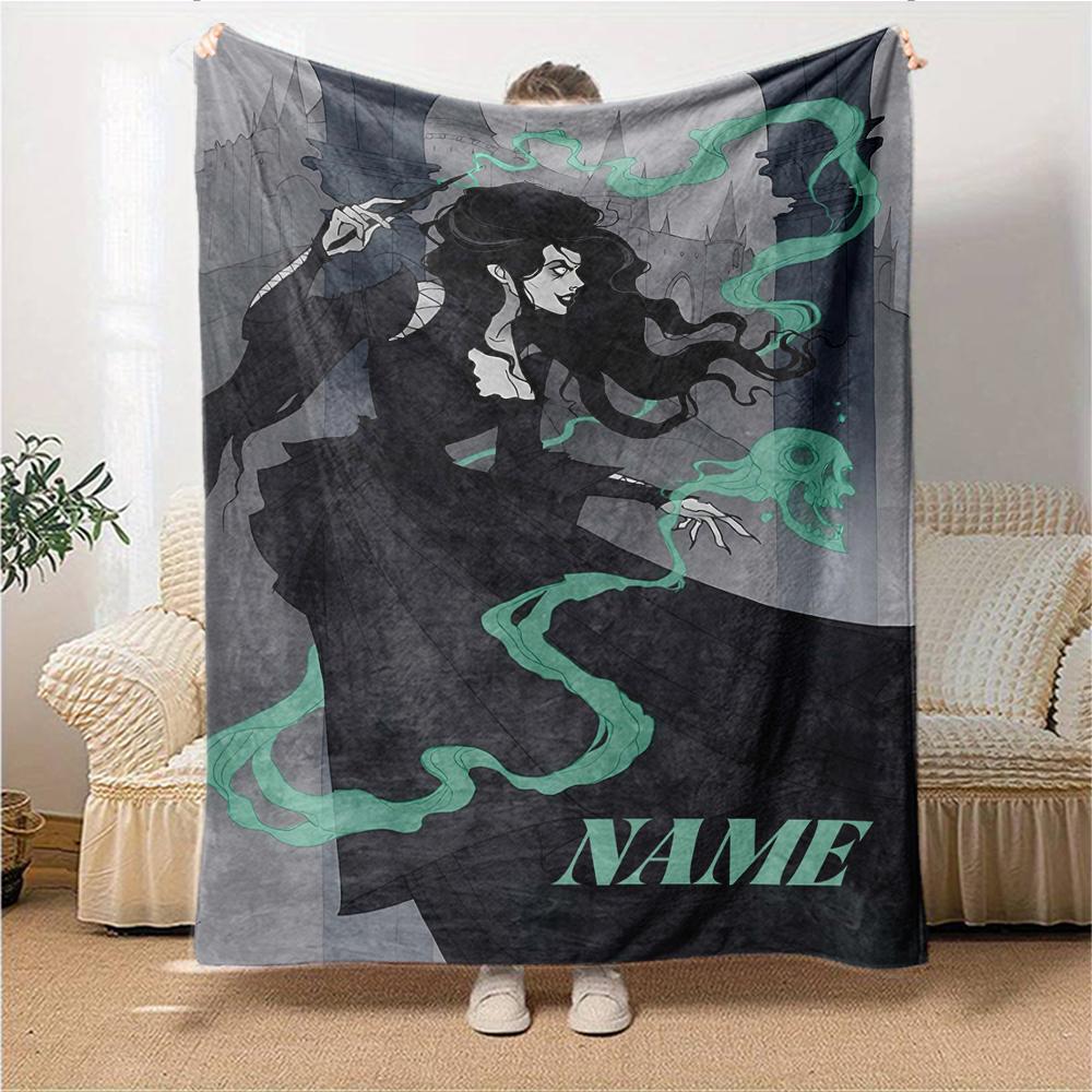 Custom Name "Harry Potter's Magical Moment" blanket for Couch & Bed, Plush Cozy Fuzzy Blanket Super Soft & Warm Blankets for Fall and Winter. 0908111