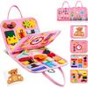 Montessori Busy Board Toys For Toddlers Busy Book For Fine Motor Educational Learning Activities With Life Skills Sensory Toys