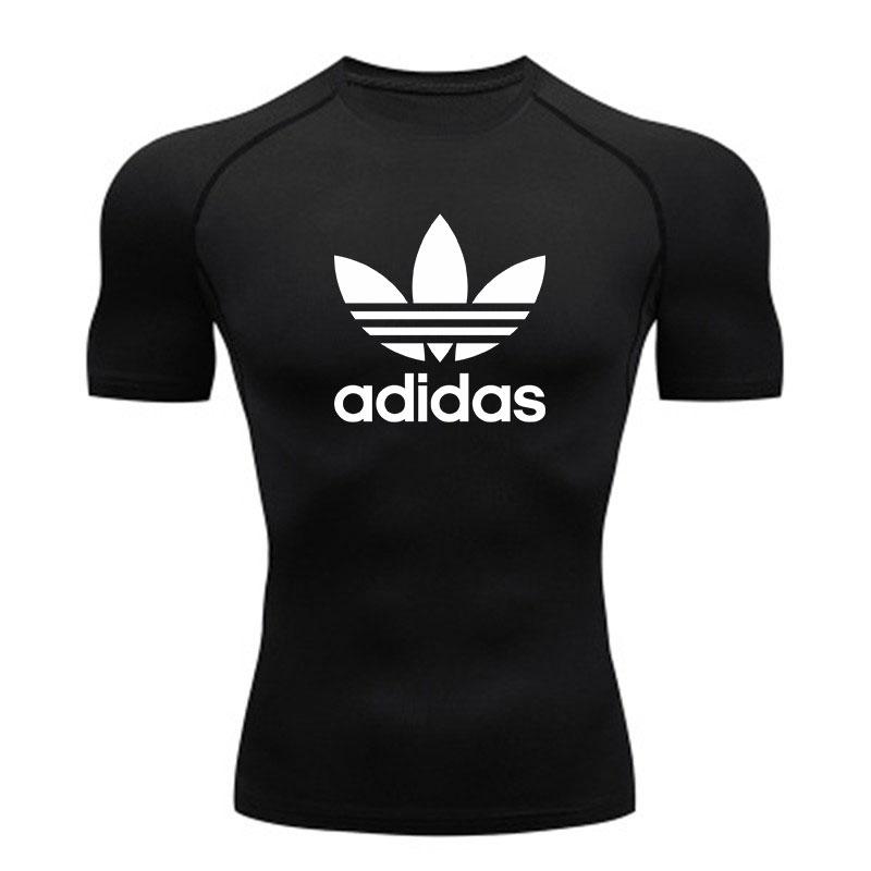 Men's Quick Dry Compression Athletic T Shirt, Breathable Str
