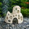 Natural Underwater Landscape 3D Printed Aquarium Shrimp Cave, Hollow Out Fish Tank Shelter, Betta Hideout Safe for Hiding, Resting, Accessories
