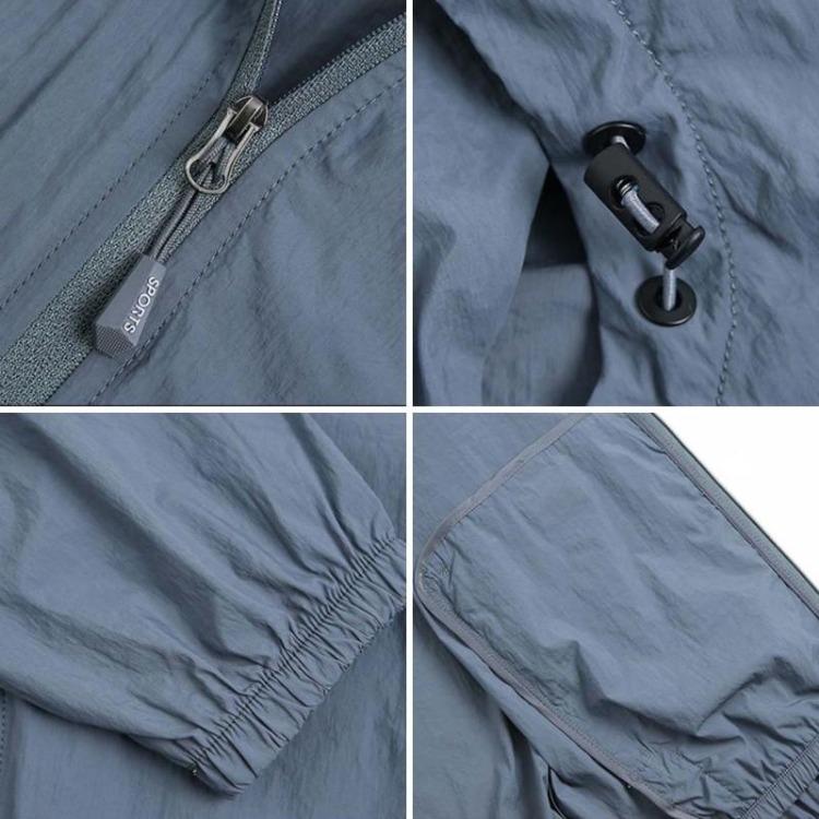 Ultra Thin Mens Summer Sun Protective Jacket Breathable Windbreaker Anti UV Quick Drying Outdoor Sports Portable Clothing