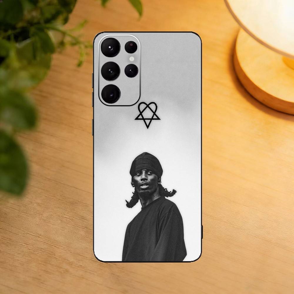 Playboi C-Carti Rapper Phone Case For Samsung S25,S24,S21,S22,S23,S30,Ultra,S20,Plus,Fe,Lite Black Shell