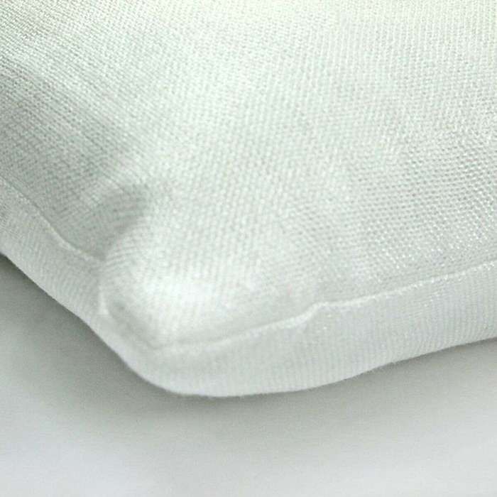 Coussin effet chiné métallisé blanc 40x40