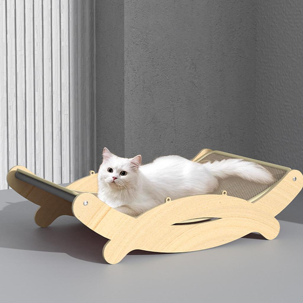 Sisal Cats Lounge Chair Scratching Pad Composite Board Cats Furniture Scratcher Board Scratching Post for Indoor Fun
