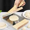 Non-stick Wooden Square Tortilla Presser Manual Dough Presser Dumpling Skin Presser  Baking