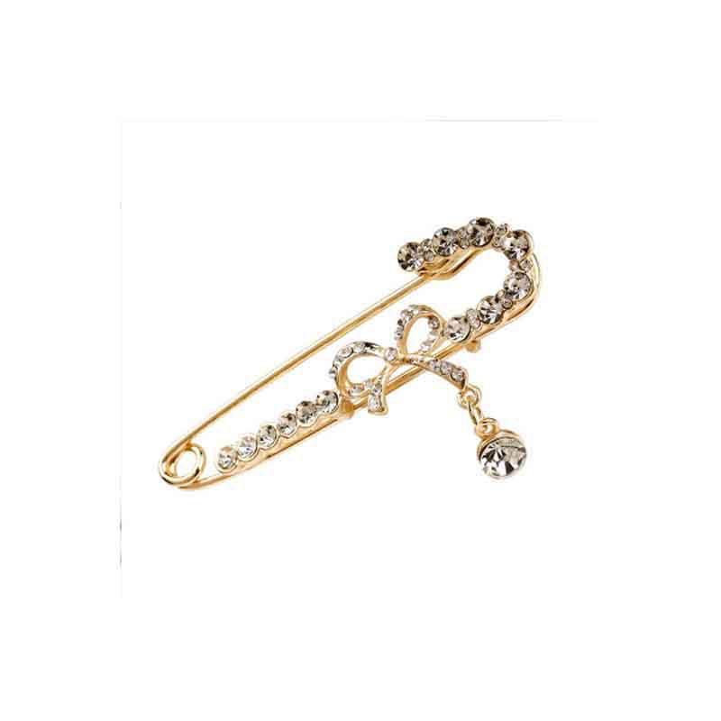 Fashion Women Crystal Rhinestone Pins  Brooches Butterfly Corsage Jewelry