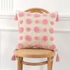 Retro Bohemian Light Luxury Tufted Cushion Pillowcase Sofa Pillow Tassel Pillowcase