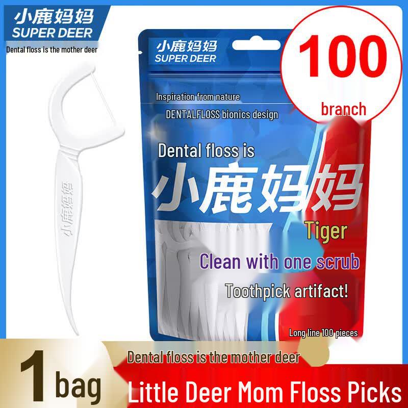 Little Deer Mom Dental Floss Sticks