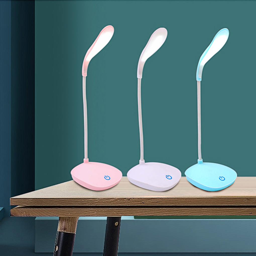 Tischlampe für Büro, USB-aufladbare Desktop-Lampe, 3 Modi, einstellbar, Wohnzimmer, Schlafzimmer, Leselicht
