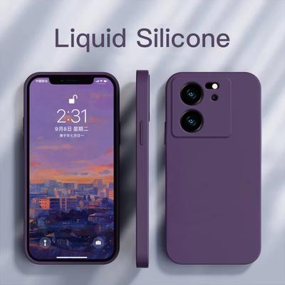 Mi 13T Mi13T Pro Case Oryginalne silikonowe etui na telefon z płynem do Xiaomi Mi 13T 13 T Pro Mi13T Pro 5G Odporne na wstrząsy miękkie etui