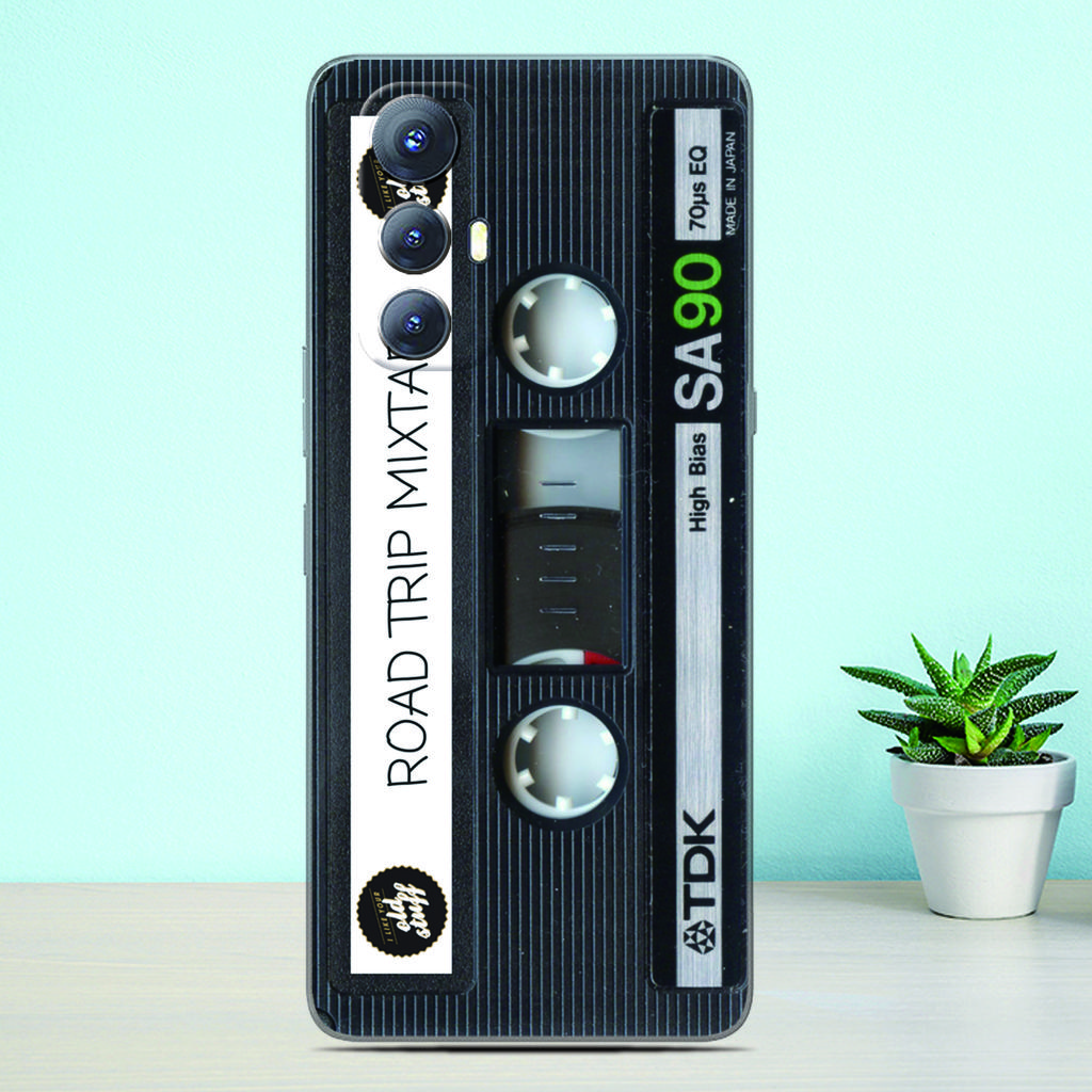 Music Tape Retro Phone Case For OPPO A6T A6x A6 A5 Pro 5G A5x A3 A3X A17 A17K 4G A78 A58 A54 A76 A57 A57s A2x Custom Photo Cover
