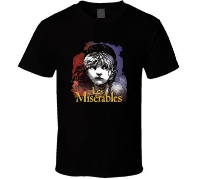 Les Miserables Britský epický romantický muzikál #2 Čierne tričko