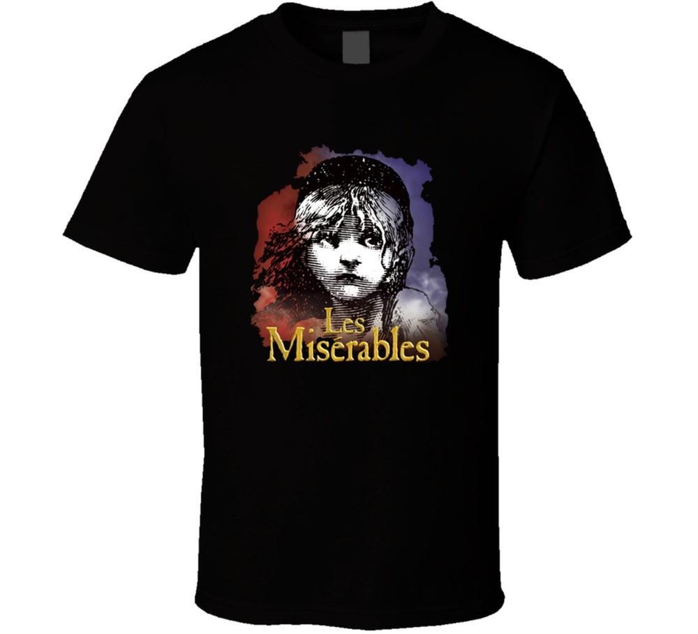

Les Miserables British epic romantic musical #2 Black T Shirt M