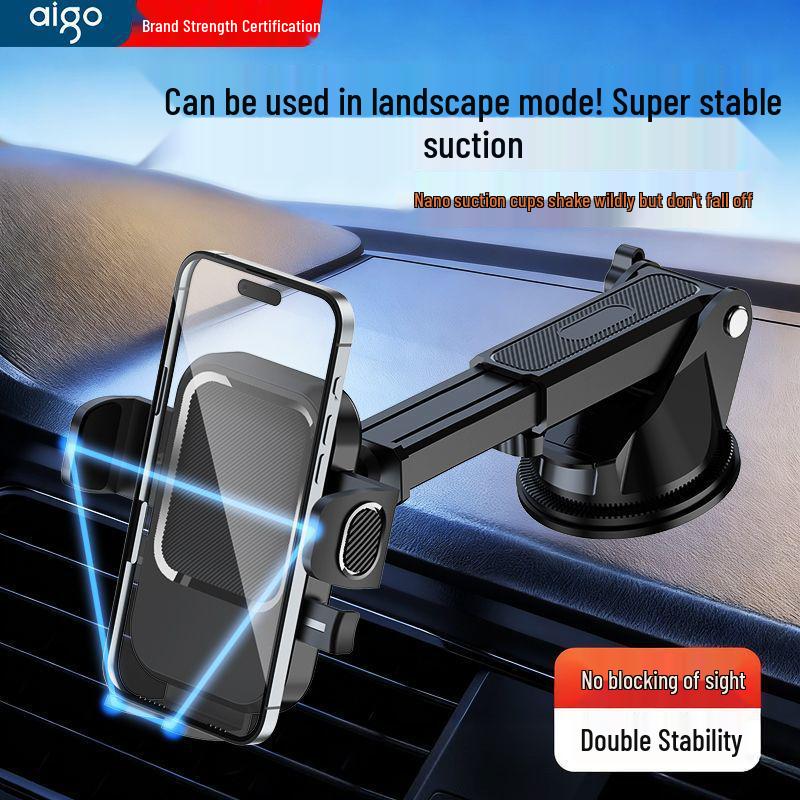 Rotatable Shockproof Car Dashboard Phone Holder with Suction Cup