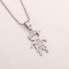 Golden Plated Gold Plated Chain Lovely Charm Hollow Pendant  Women Jewelry