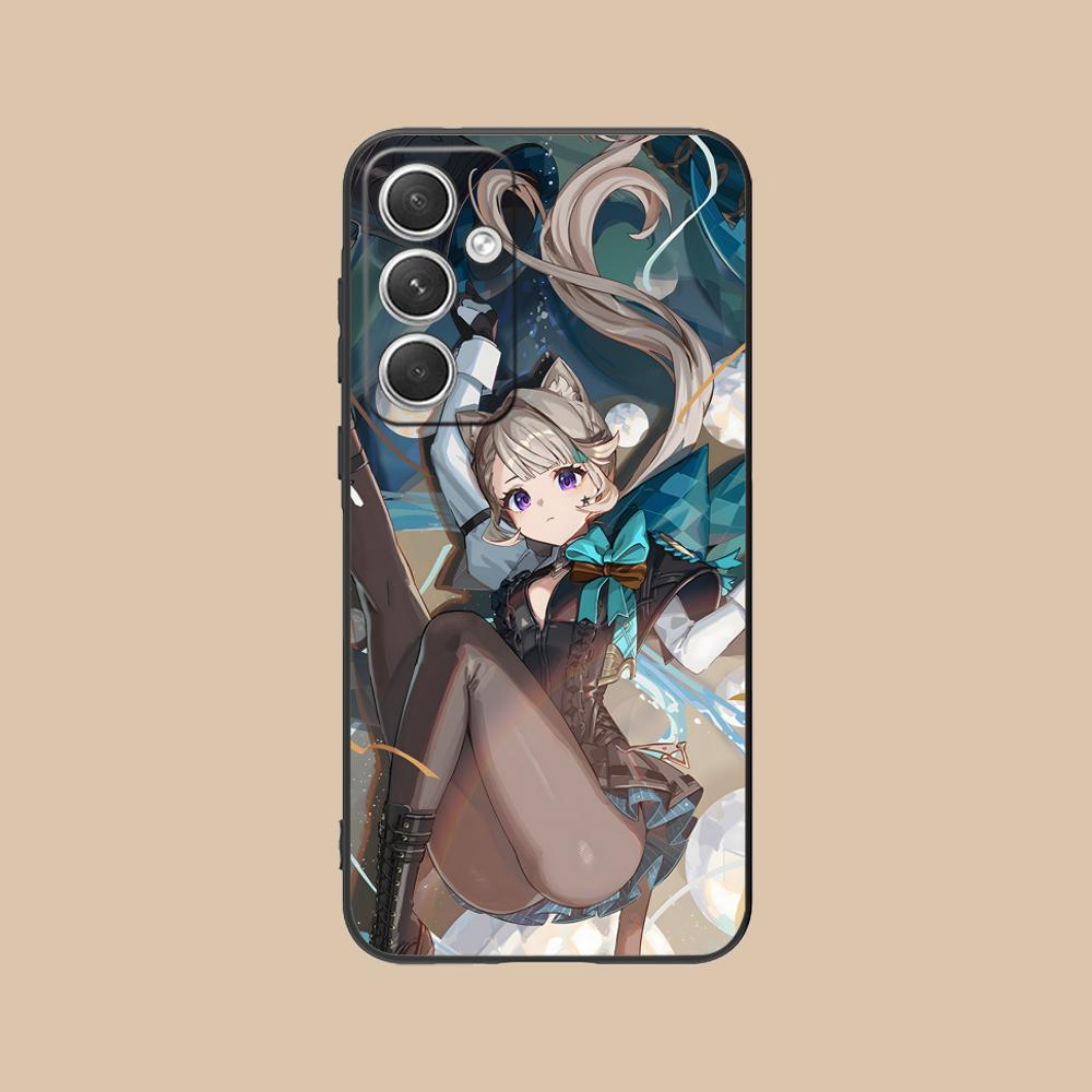 Game GI Lynette Matte TPU Mobile Phone Case for Samsung Galaxy S26 S25 S24 S23 S22 S21 S20 Note20 Plus FE Ultra Colorful Cover