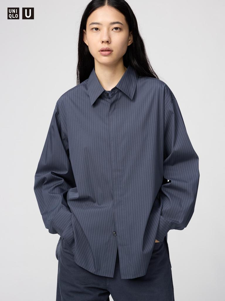 Uniqlo Drape Shirt  Long Sleeve 