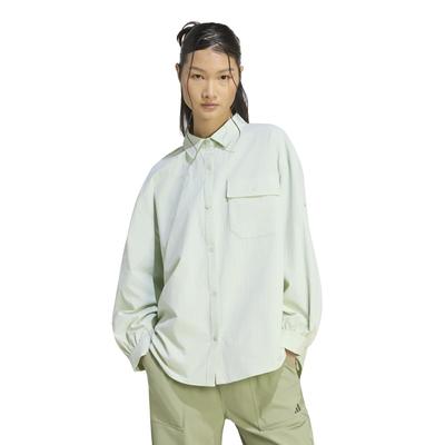 COOL UV Long Sleeve Shirt for Women CD344 Linen Green M (KW6253)