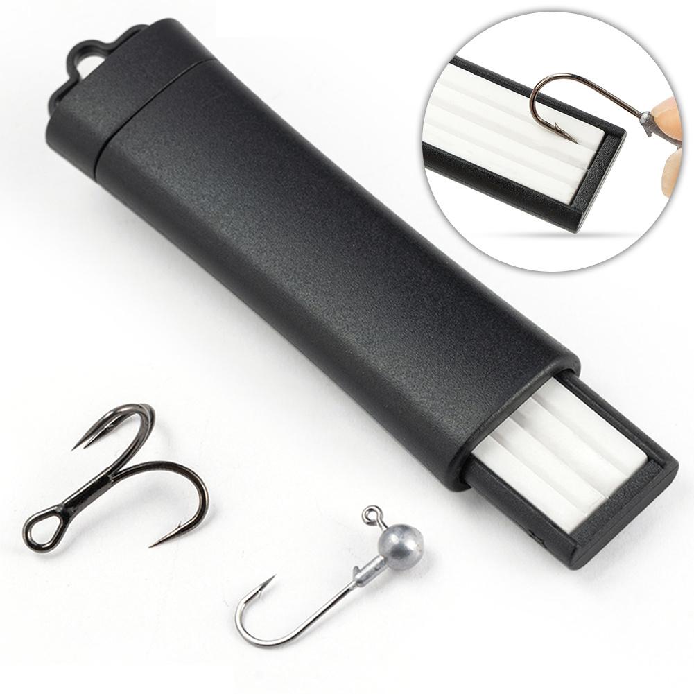 

1pc Portable Practical Convenient Fishing Grinding Hook Sharpener Tool Outdoor Groove Fishing Hook Sharpening Hone Fishing Acces S