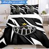 3PCS Love For Atlético  Printed Soft Bedding Set,Including 1pc Duvet Cover And 2pcs Pillowcases Perfect for Bedroom, Dormitory, Fan Gift