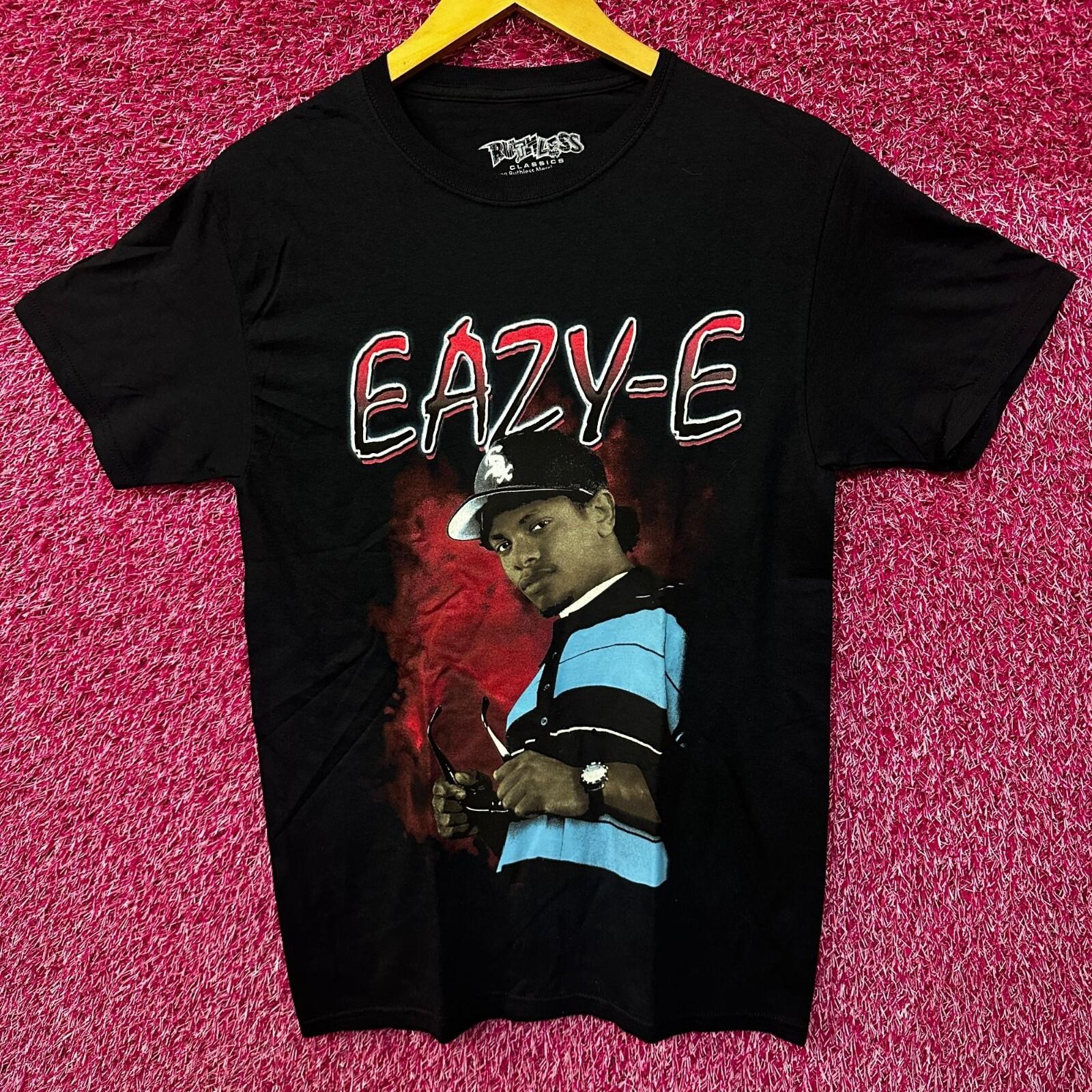 Eazy-E Ruthless Records NWA Poster West Coast Hip Hop Tee S XXL