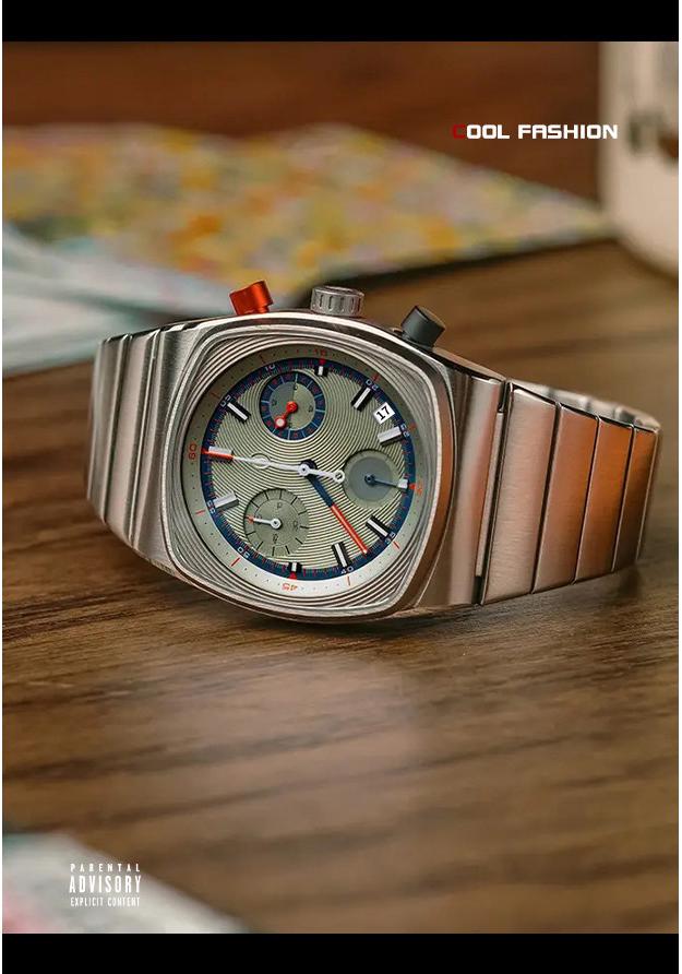 Wormhole Concept Tritium Sport Quartz Men's Business Watch