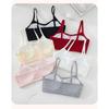 Cotton Training Bra for Girls, Puberty Stage 1&2 Camisole Vest, Thin Wireless Bra for Kids 10-14 Years Old