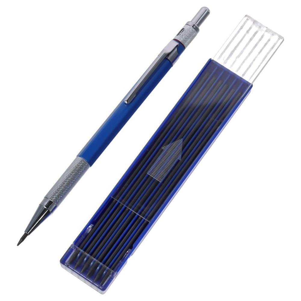 26 Pcs Marker Welders Pencil Metal Mechanical Pencils Silver Round Refills  Woodworking