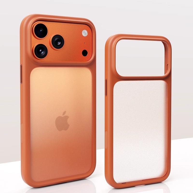 

Розкішний напівпрозорий матовий чохол для телефону для iPhone 17 16 15 14 13 Pro Max 17Pro Повітряний бампер Ударостійкий чохол для iPhone17 16 Pro Max For iPhone 13