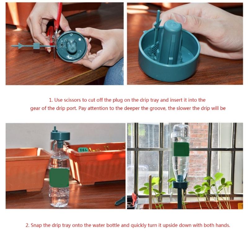 Set of 10 Self Timing Plant Waterers Multifunction Practical Gardening Household for Garden Yard Lawn Patio Watering