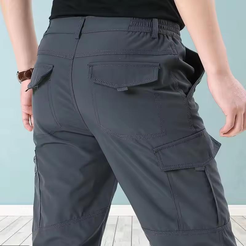 Pánské letní taktické kalhoty 2025, rychleschnoucí, tenké, lehké, ležérní, nepromokavé, prodyšné, dlouhé, na cvičení