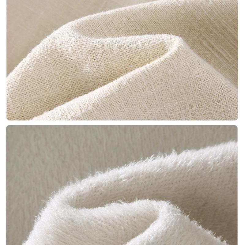 Winter Warm Shirts for Men Chinese Style Traditional Stand Collar Disc Buckle Shirts Male Thicken Casual Tops Cotton Linen Fleece Jacket