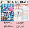 104 Pages Weight Loss Plan Book 12 Weeks Diet Meal Notepad High Quality Fitness Journal  Health
