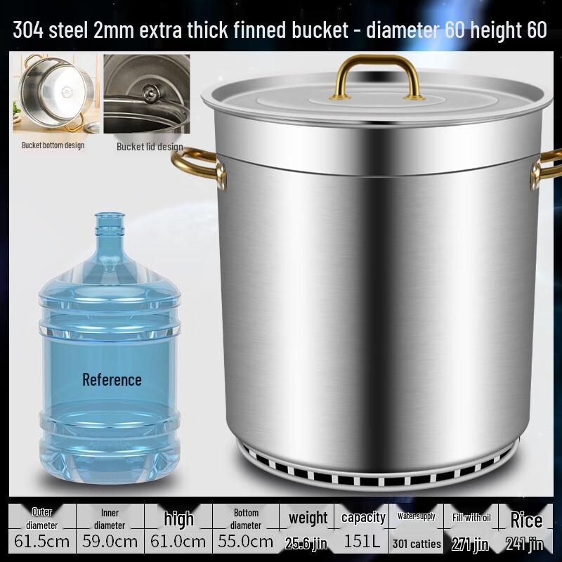 Youde Commercial 304 SS Gas-Saving Stew Pot