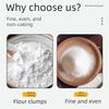 With Dustproof Lid Fine Mesh Shake Bottle Stainless Steel Powder Distributor  Kitchen Supplies