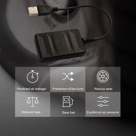 TY05/TY06 Däcktryckssensor Kompakt Värmetålig Pålitlig TPMS Däcktrycksövervakningssystem för