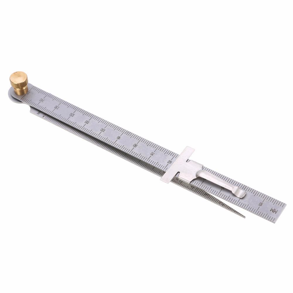 Stainless Steel Wedge Caliper 1-15mm Inner Diameter Gauge Set, 2 Pieces
