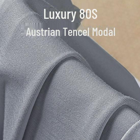 Luxury Lenzing Modal Men's Thermal Underwear Set - 80-count, Thin, Perfect for Spring, Autumn, and Winter.