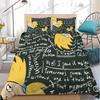 Hallo Cartoon A-Arnold! Bettbezug-Set Heimstil Bettwäsche Weiche Baumwolle Wäsche Bett Studentenwohnheim Geschenk
