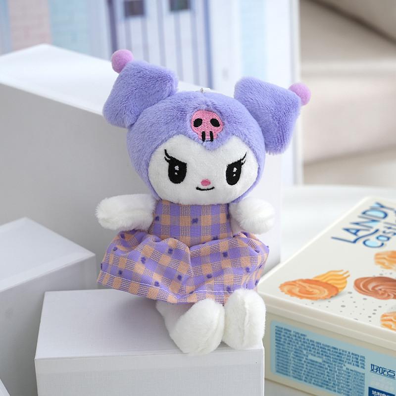 Adorable Japanese Style Plush Toy Keychain Soft Stuffed Doll 21cm Cute Colors