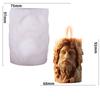 3D Religiöse Relief Silikon Kerzenform DIY Ikone Serie Aroma Gips Gießform Handgemachtes Handwerk Heimdeko Werkzeug Vielseitige Kunst