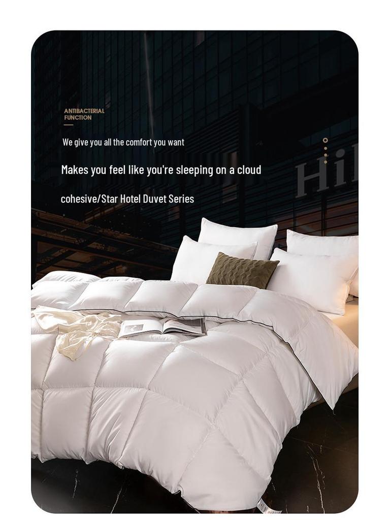 Fünf-Sterne Baumwolle Daunenalternative Steppdecke - Kuscheliger Kern für Frühling, Herbst, Winter - Perfektes Geschenk