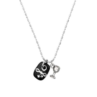 Nff Clink Necklace-silver