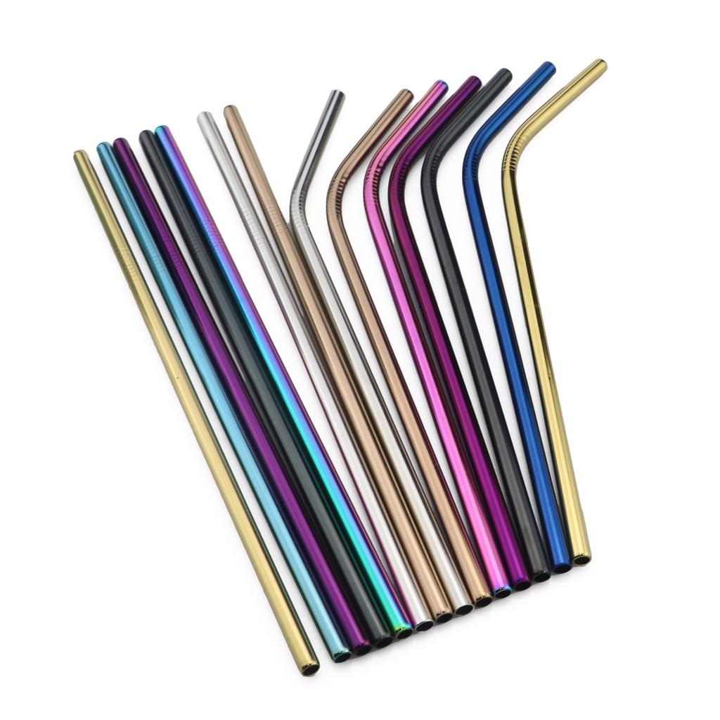 4Pcs Drinking Straw Reusable Straws Set High Quality Eco Friendly 304 Stainless Steel Metal Straw with Brush For 20/30oz Mug 5