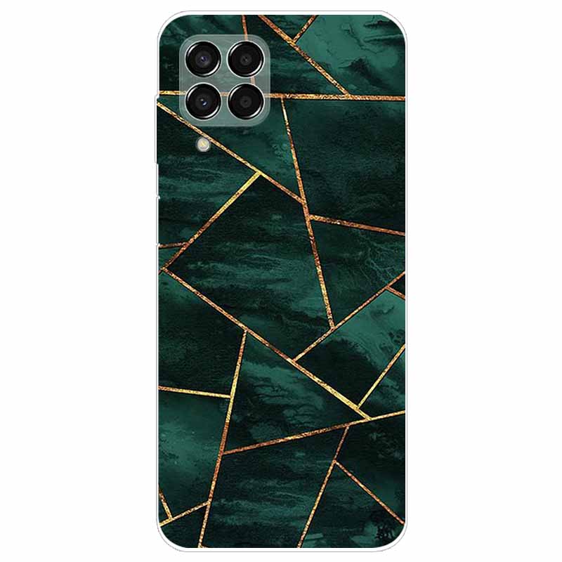 Hülle für Samsung M33 Hülle Marmor Weiches TPU Silikon Handyhüllen für Samsung Galaxy M53 5G Hülle Klarer Bumper M 33 53 Schutz